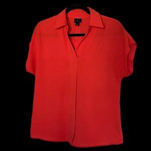 Worthington Short Sleeved Blouse - MEDIUM